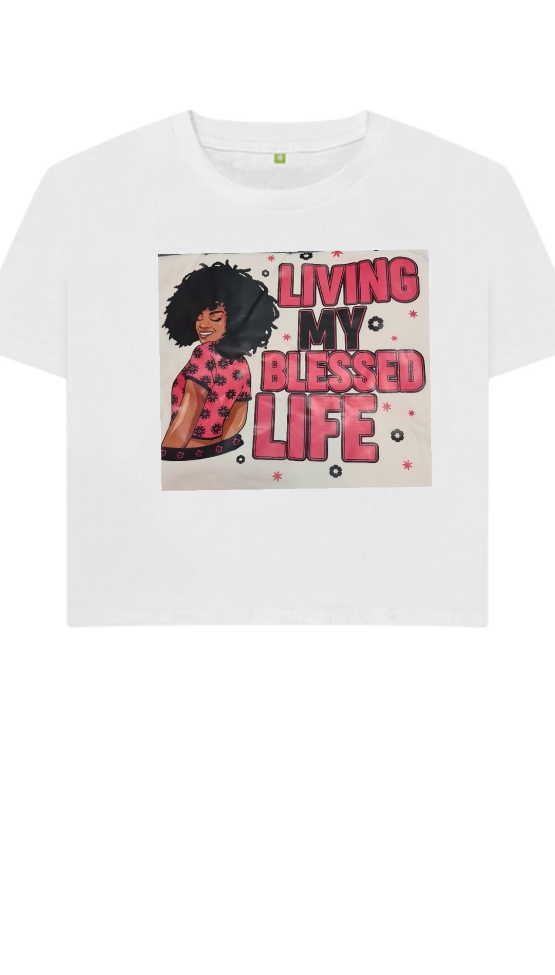 Floral Mood Tee – White