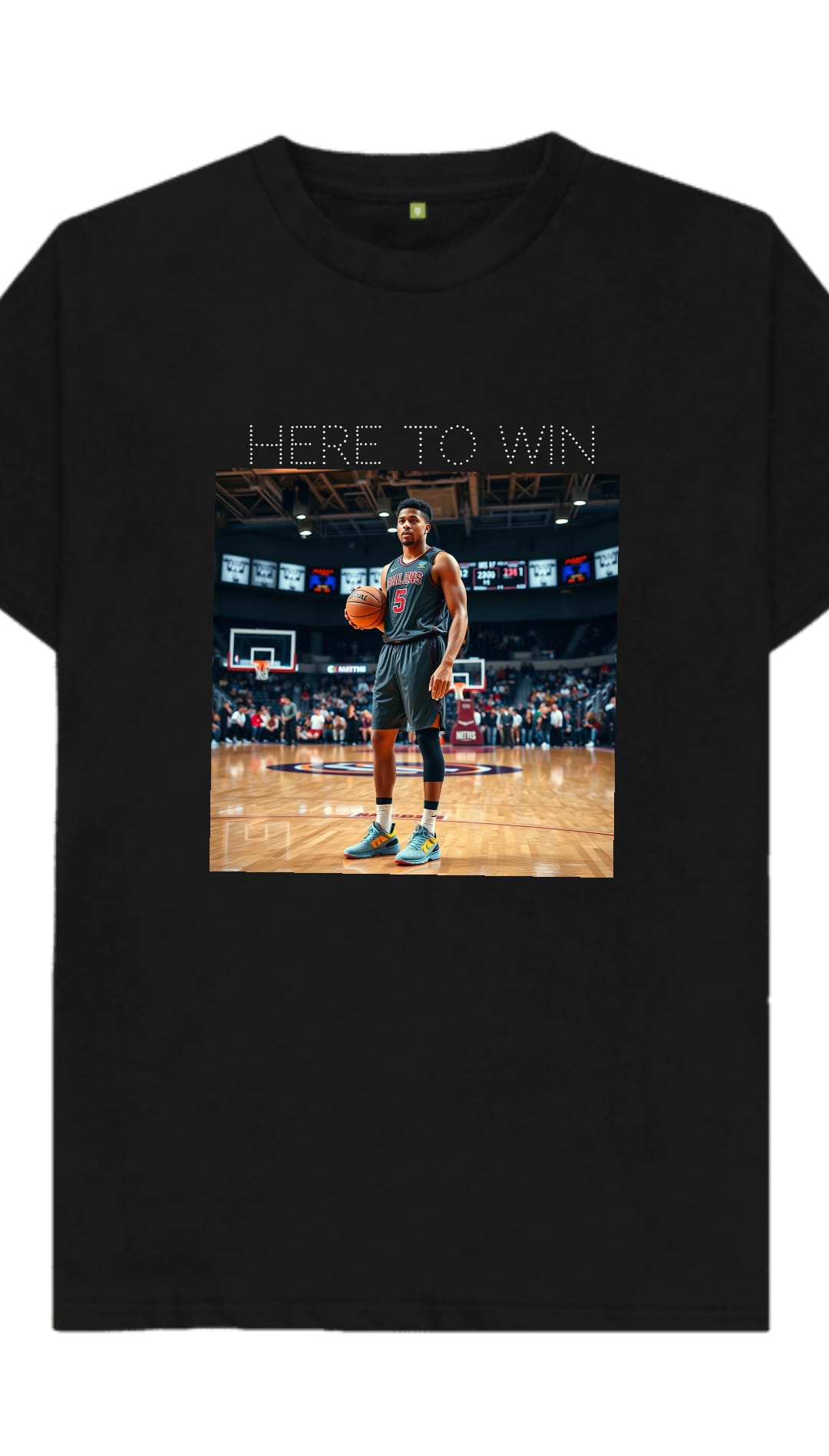 Skater Dude Graphic Tee – Black