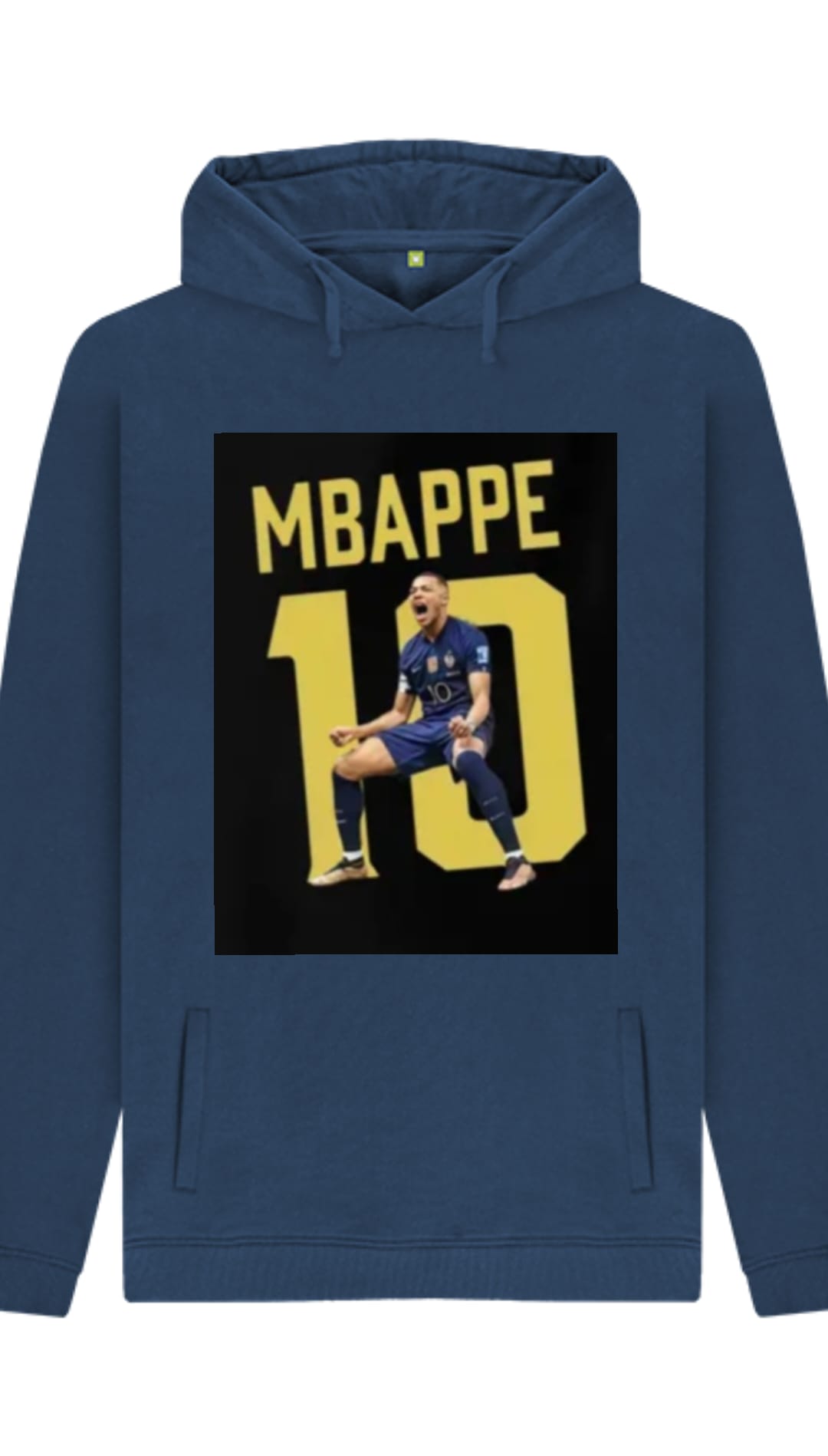 Minimal Zip-Up Hoodie – Navy Blue